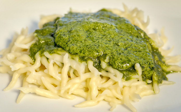 Trofiette di Recco al pesto